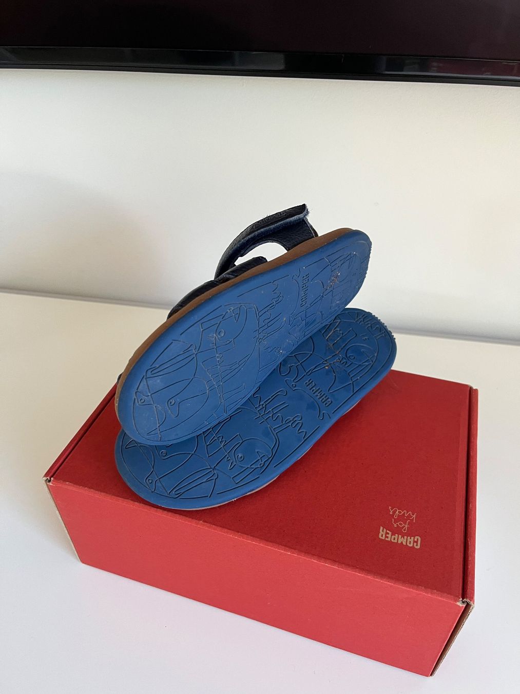 Camper Schuhe für Jungen: Camper Sandalen Gr.31 Leder – Gebraucht aus Meilen von Exclusive00 2