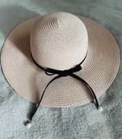 Strohhut Sommerhut Damen Hut, rosa, neu, Sommer