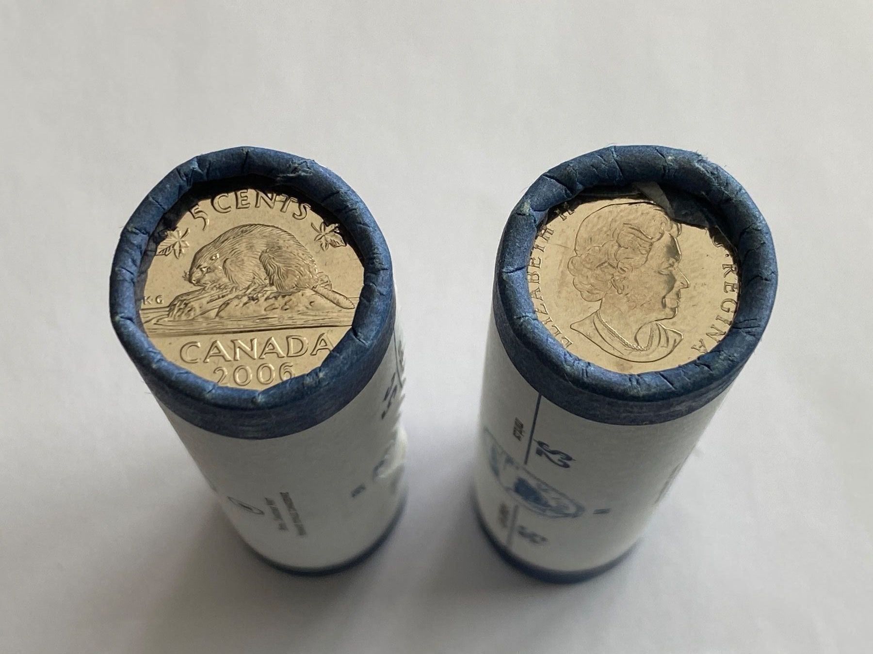 Tutti le monete: Kanada Original Roll 5 Cents 2006P Stgl. – Nuovo e nell'imballaggio originale da Gossau SG venduto da SammlerLarium