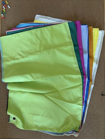 Analysetücher 6x Set für Farbberater (top Zustand)