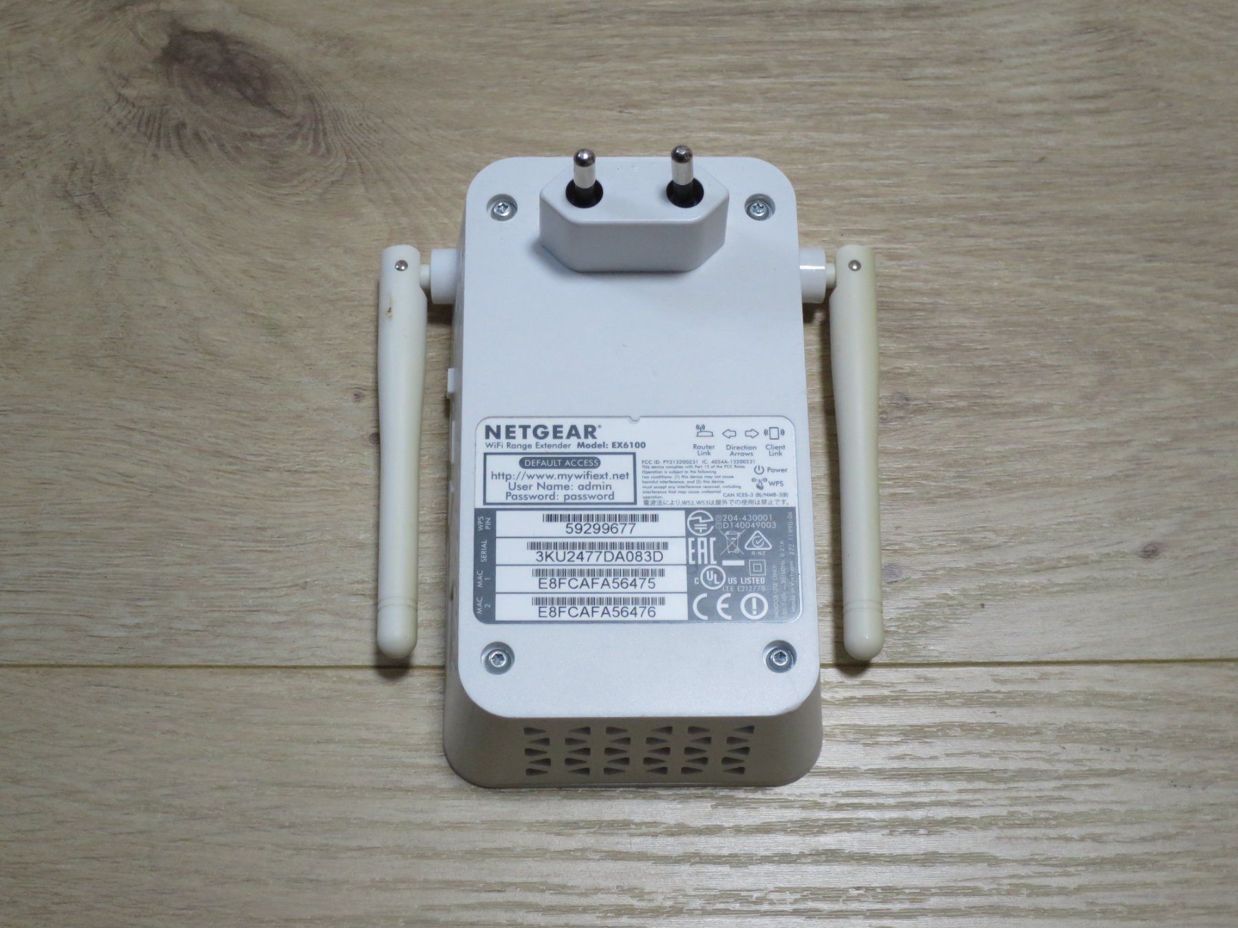 Netgear WiFi: Netgear AC750 Dual Band WLAN Range Extender / Access Point – Usato da Gundetswil venduto da Maegez 2