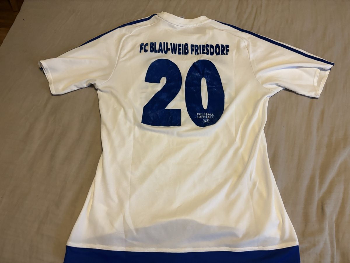 Adidas Canottiere & Pantaloni: Blau Weiss n20 maillot  – Usato da Le Grand-Saconnex venduto da focamix 2