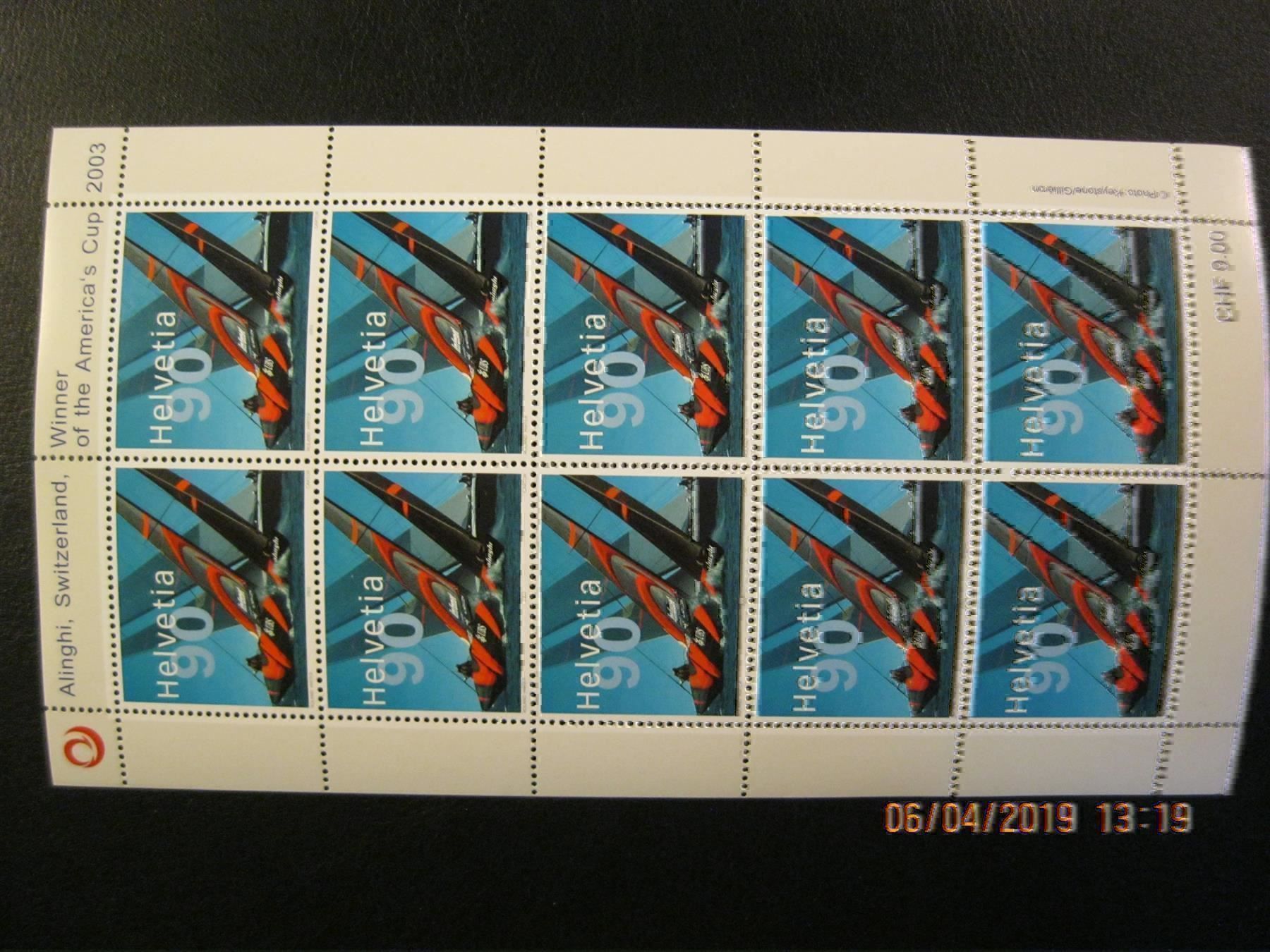 Tous les timbres: 2003 Alinghi Postfrisch – Neuf (Voir description) à Affoltern am Albis par Andrezc