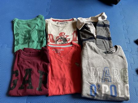 Jungen Marken Kleiderpaket Gr. 128 – GAP, Abercrombie & Marc
