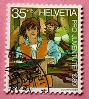 Nr.J 311 Sozialeinsatz Pro Juventute GESTEMPELT 1989   