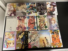 Manga Konvolut verschiedene Titel diverse Sprachen 15 Stück