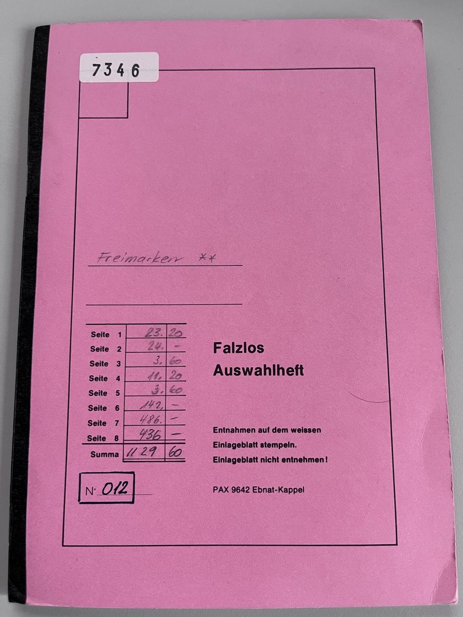 Tutti i francobolli: Briefmarken Auswahlheft Freimarken – Usato da Römerswil LU venduto da manuscha_