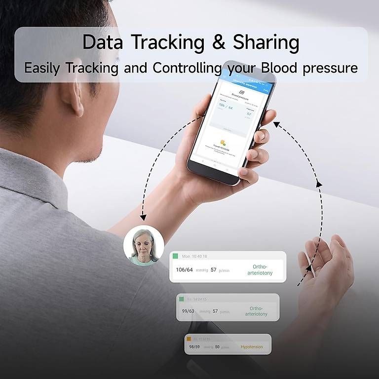 Attrezzature mediche: yuwell Smart Oberarm-Blutdruckmessgerät mit APP – Nuovo (secondo la descrizione) da Kreuzlingen venduto da Best-Deal-Oase 4