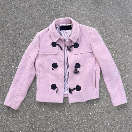 Tailored Blazer Anzugs Jacke Frauen Pink Zara
