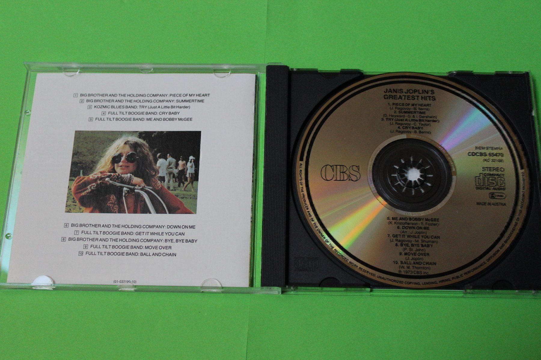 CD: JANIS JOPLIN - GREATEST HITS CD!!!!!!!!! – Usato da Tübach venduto da JamesStone 3