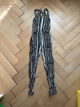 ELEA - Jumpsuit schwarz-weiss gestreift M