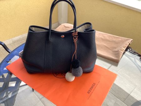 Hermès Garden Party 30 Schwarz (Negonda - absolut neuwertig)
