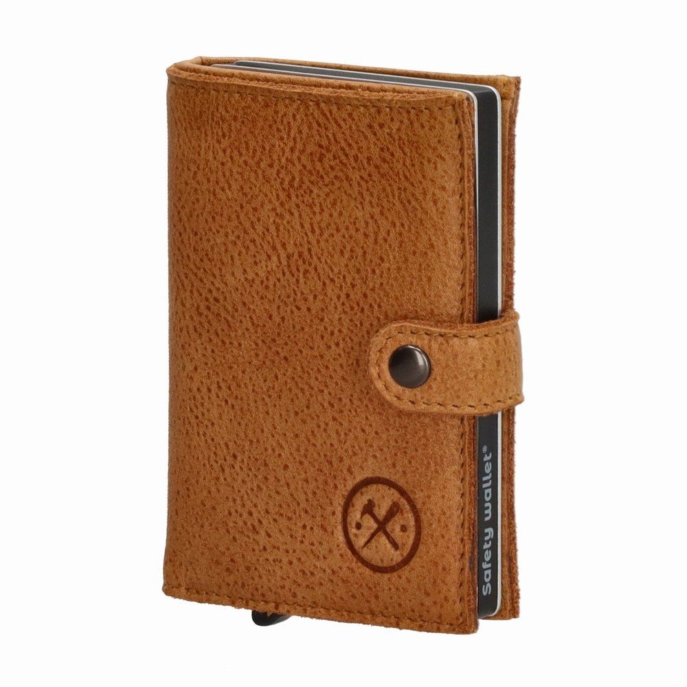 Sonstige Kleidung & Accessoires: Cognac Leder Kartenetui PopUp RFID Münzfach / GRATIS A-POST – Neu und originalverpackt aus Rebstein von Portemonnaie