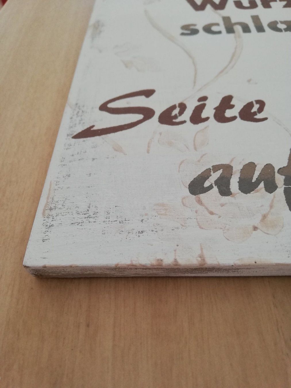 Tutte le decorazioni: Holztafel Schriftzug Shabby Chic – Nuovo e nell'imballaggio originale da Unterägeri venduto da silvi21 3