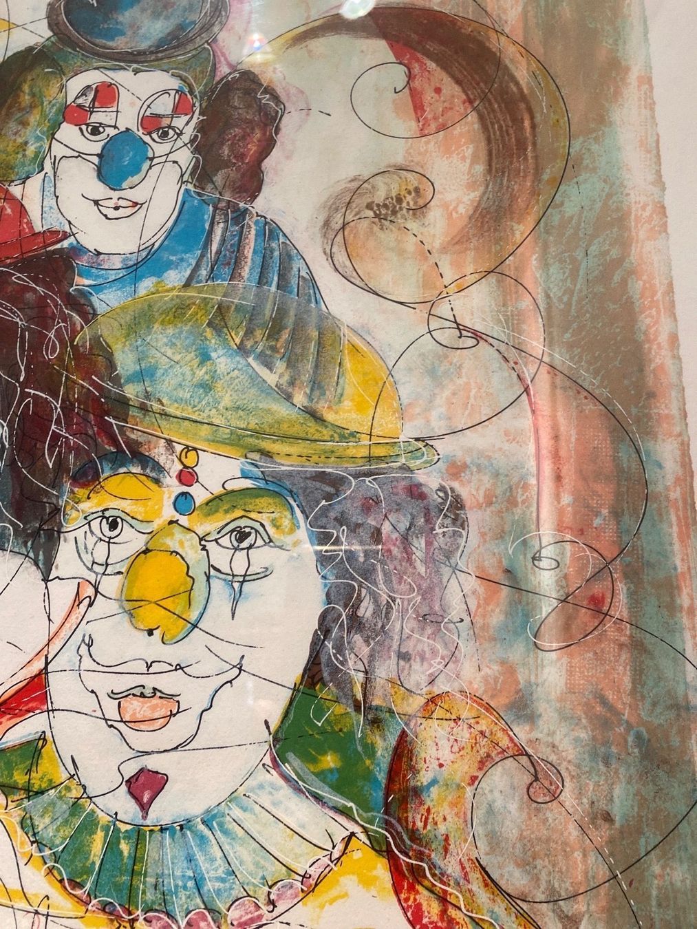 Foto & Immagini: Clown Bild 90 mal 72 cm – Usato da Kriens venduto da Mollinos 5