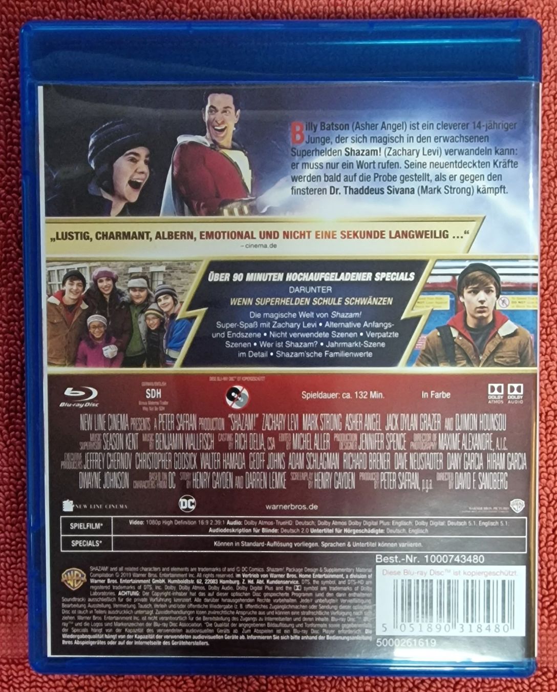 Tutti i DVDs: Shazam! BluRay 3D & normal (2019) – Usato da Basel venduto da phi_8xhm 1