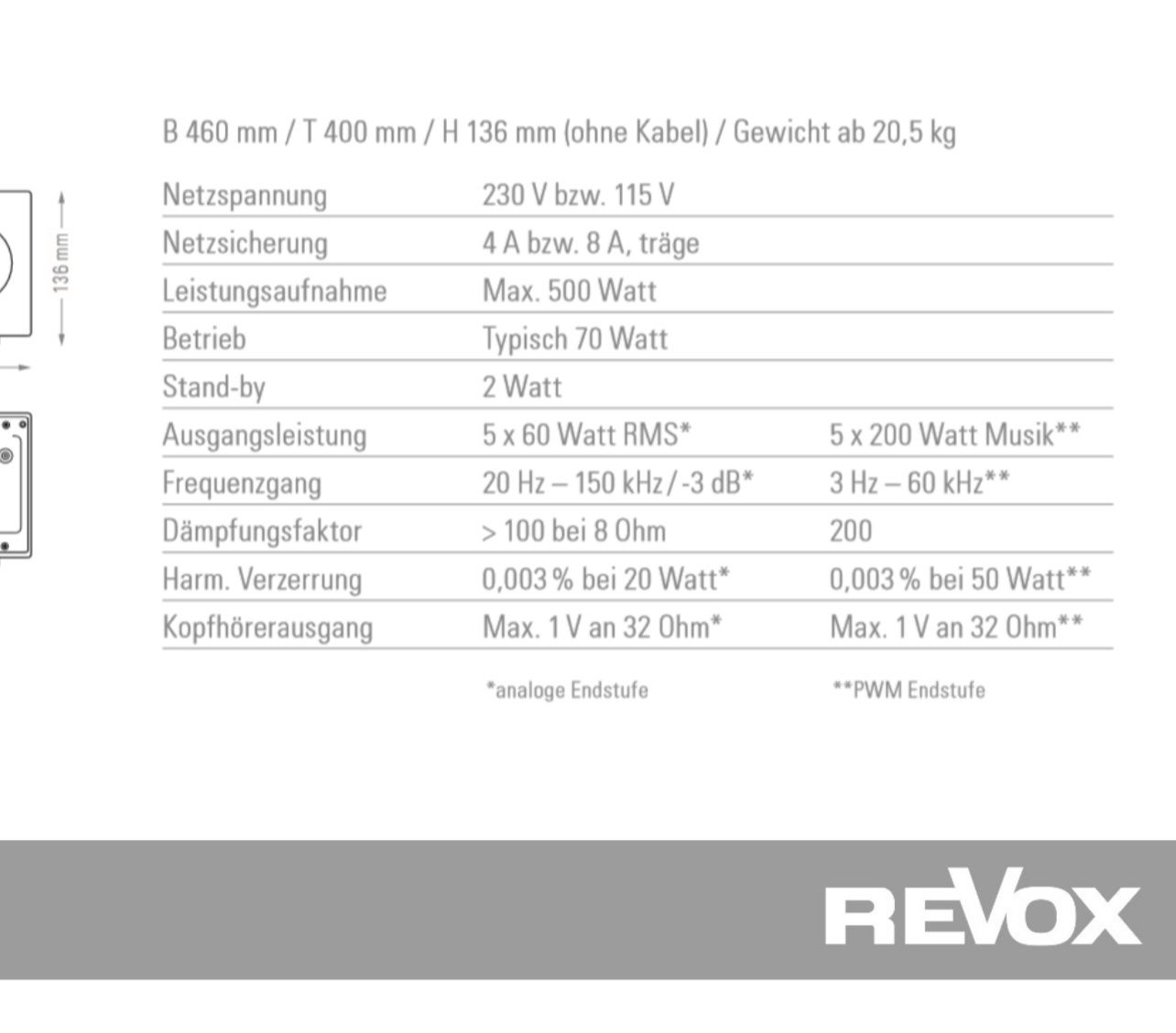 Revox Ricevitori: ReVox M51 High End CD DVD-Receiver – Difettoso da Trimbach venduto da SABO-61 9
