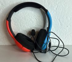 Nintendo Switch Gaming Headset – Rot/Blau mit Mikrofon