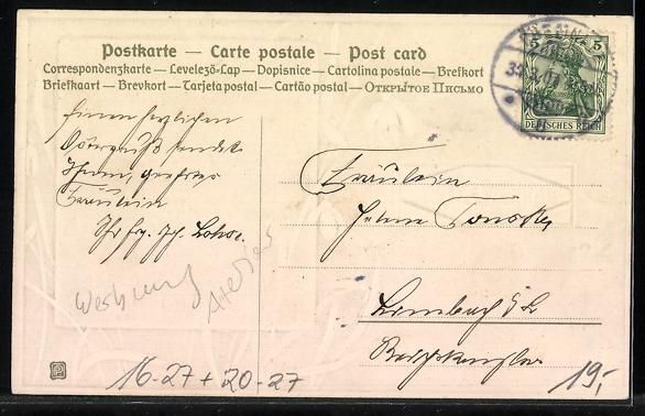 Cartoline postali: Atelier Smith Sons in London, Schwarzes  – Usato da Berlin venduto da bartko-reher 1