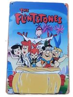 THE FLINTSTONES - Blechschild (neu, OVP)
