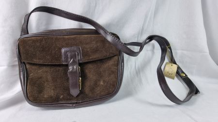 Elegante Wildleder Umhängetasche Made in Italy 👜