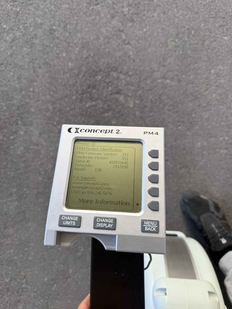 Concept 2 Vélos d'appartement: Rudergerät Concept 2 PM4  – D'occasion à Rotkreuz par 74max 3