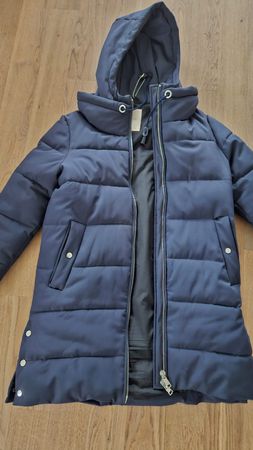 Esprit Winterjacke mit Kapuze, dunkelblau, Grösse S/M
