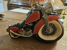 Motorrad Kässeli, Vintage-Stil, Handgefertigt, (J1)
