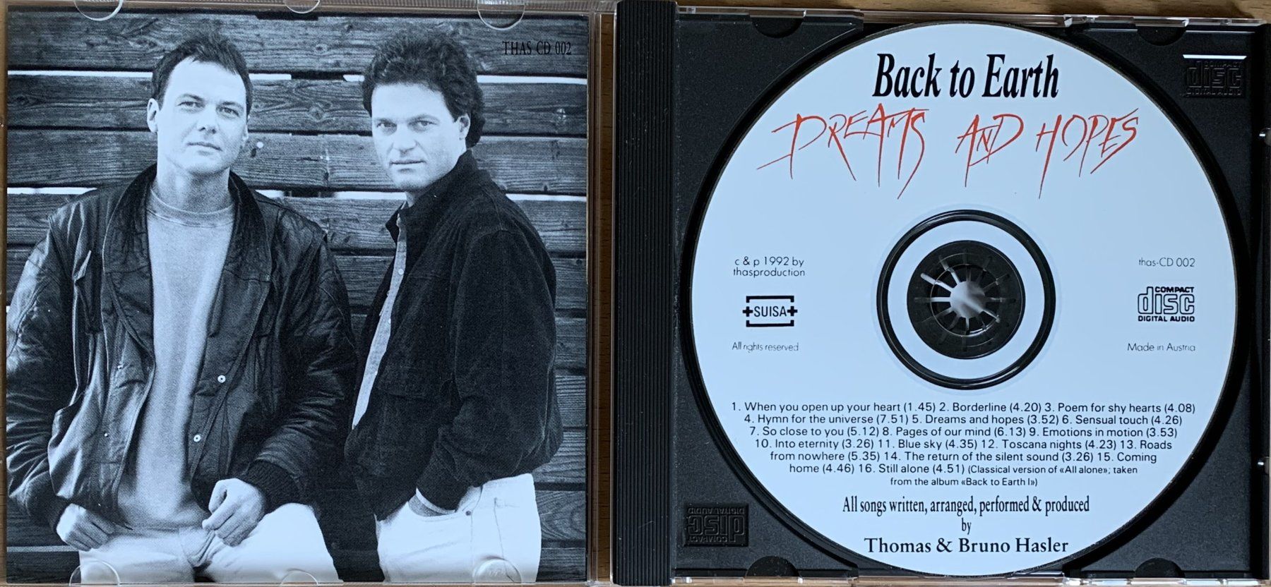 CD: CD BACK TO EARTH - DREAMS AND HOPES – Usato da Birsfelden venduto da Emporio82 2