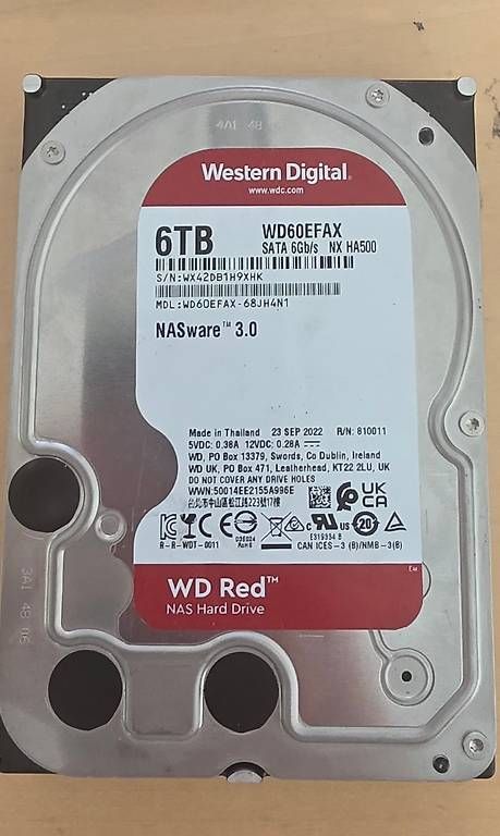 Disques durs: WD Red 6TB NAS HDD – D'occasion à Basel par Junior_Store