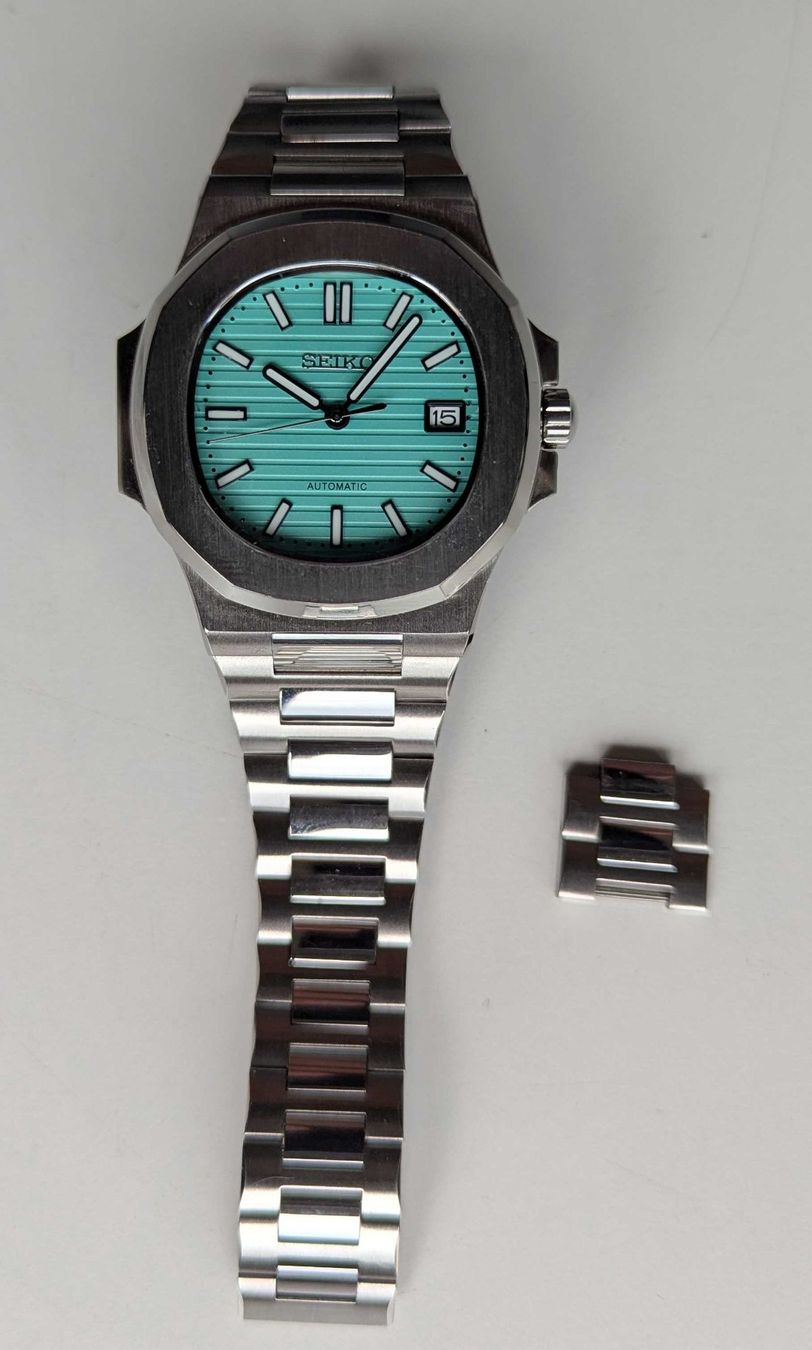 Seiko Uhren: Seiko NH35 Nautilus Tiffany Blau – Gebraucht aus Luzern von rat1952 4