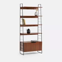 Tolle Vintage Nussbaum Regal von la Redoute - 4 teile!