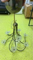 Elegante Deckenlampe mit Glasblüten - Frühlingsgefühle!
