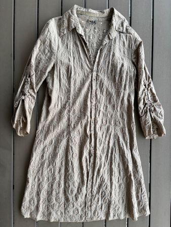 Nile Tunika Kleid mit Strukturmuster, Gr. S