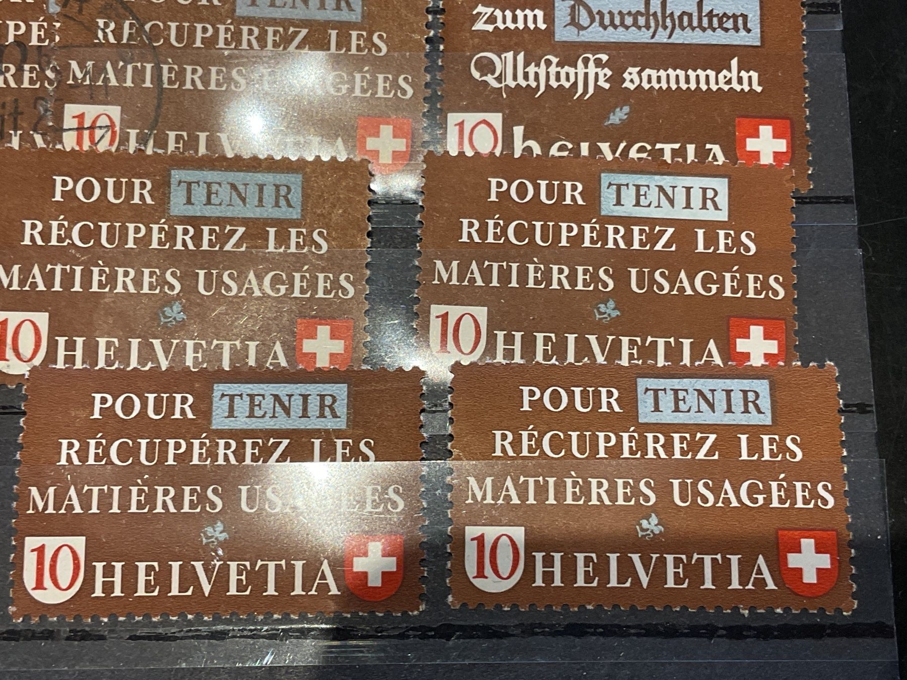 Alle Briefmarken: Doublettenposten Altstoffe De/Fr/It – Gebraucht aus Laupen BE von Infulaenzer-5 1