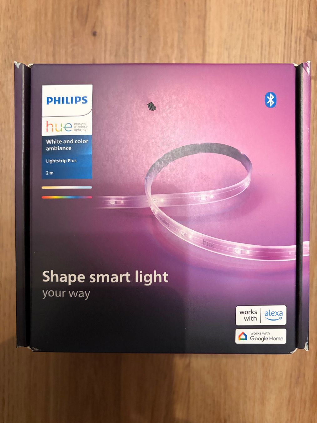Philips Ghirlande e barre luminose: Philips Hue White & Color Ambiance Lightstrip Plus 2m Basis – Nuovo e nell'imballaggio originale da Aeschi SO venduto da Bluemail