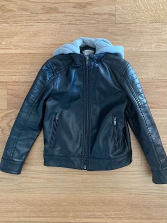 Mid season Eco-leather jacket - 104 cm - 3-4 Y