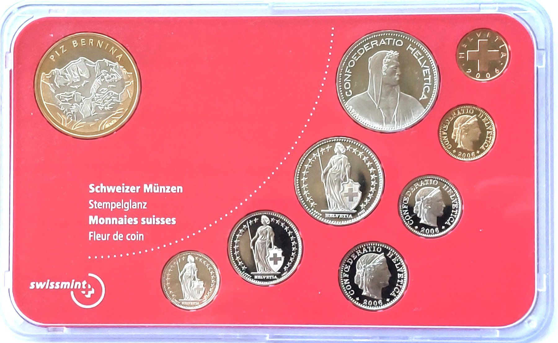 Tutti le monete: Münzsatz Schweiz 2006 stgl. – Nuovo (secondo la descrizione) da Arch venduto da coinsandmore 3