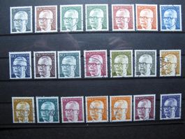 BRD 1970 / 73 Freimarken Bundespräsident  Heinemann gest