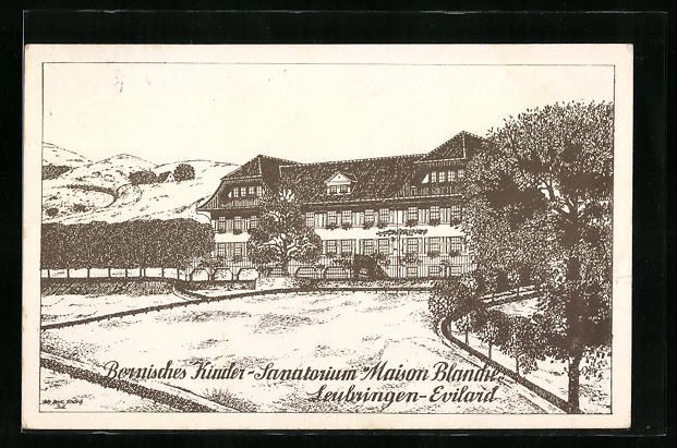 Cartoline postali: Leubringen, Bernisches Kinder-Sanatorium – Usato da Berlin venduto da bartko-reher