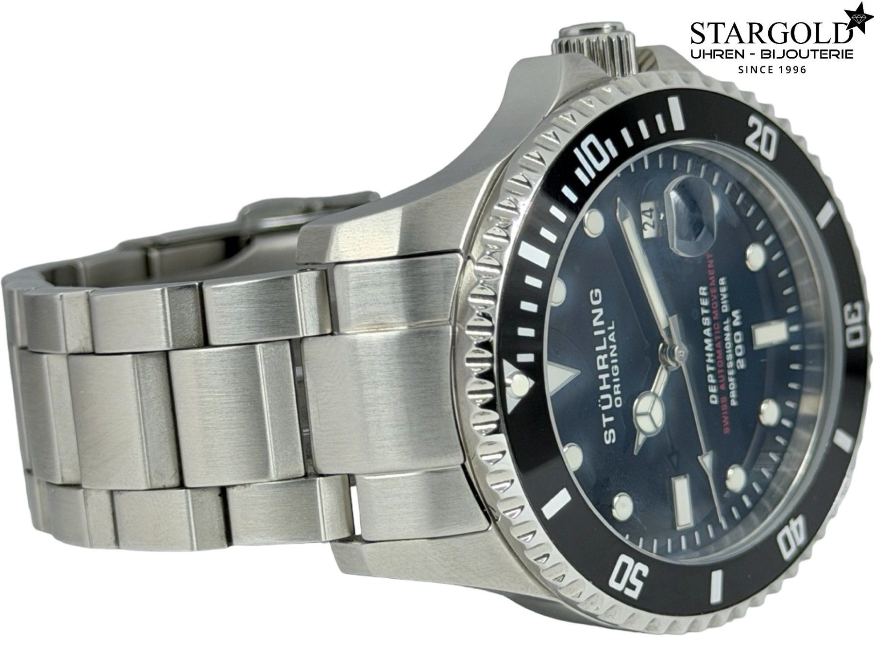Orologi: Stührling Swiss Movement Depthmaster - 883.01 – Usato da Zürich venduto da Stargold-Uhren 3