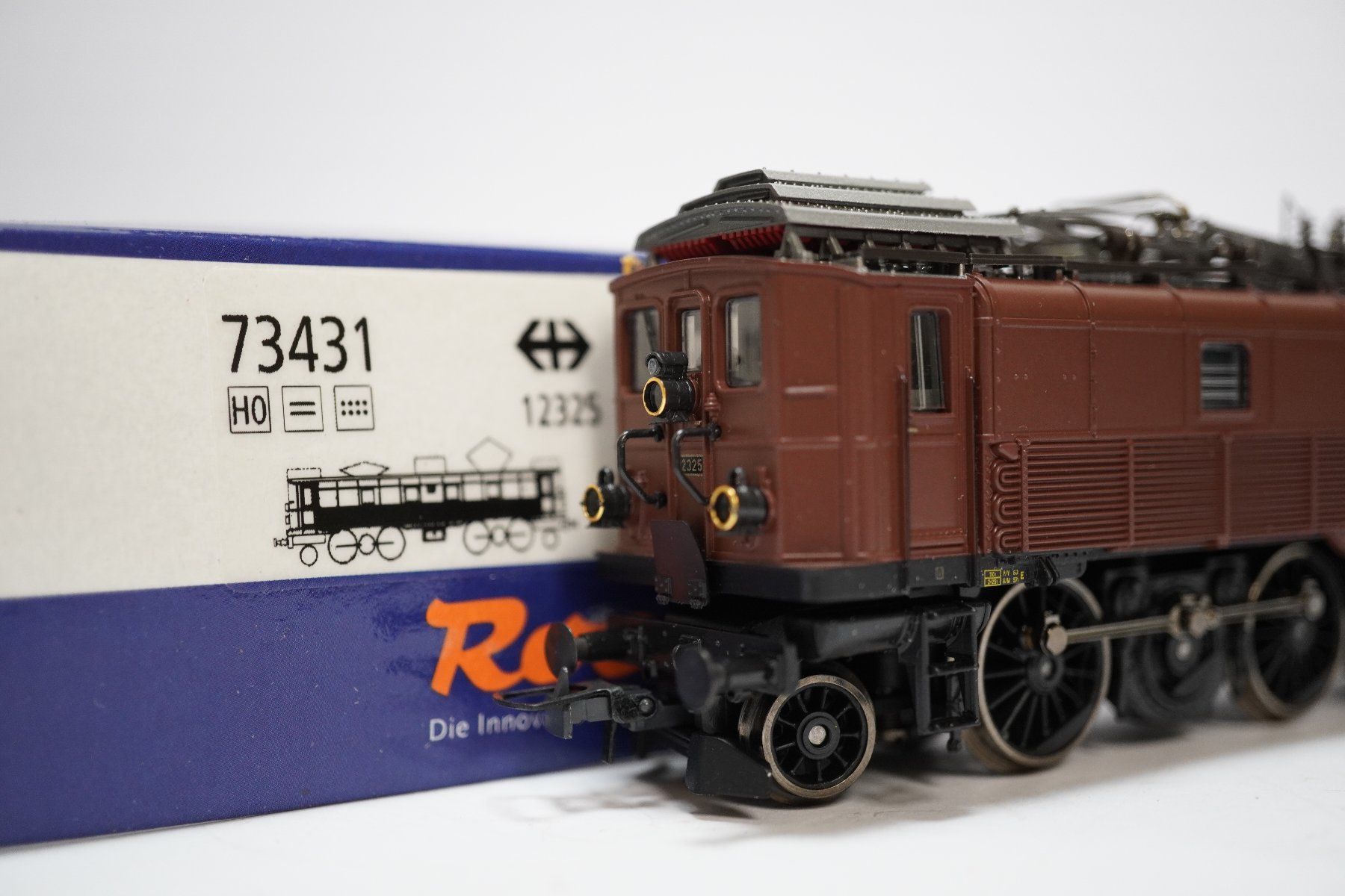Roco Modellini di ferrovie: 1å Roco 73431 SBB Be 4/6 E-Lok braun – Usato da Uetendorf venduto da tigermuegi