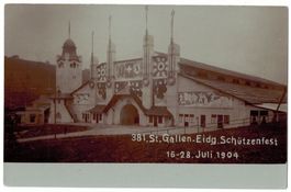 St. Gallen 1904 - Eidgenössisches Schützenfest, Photokarte