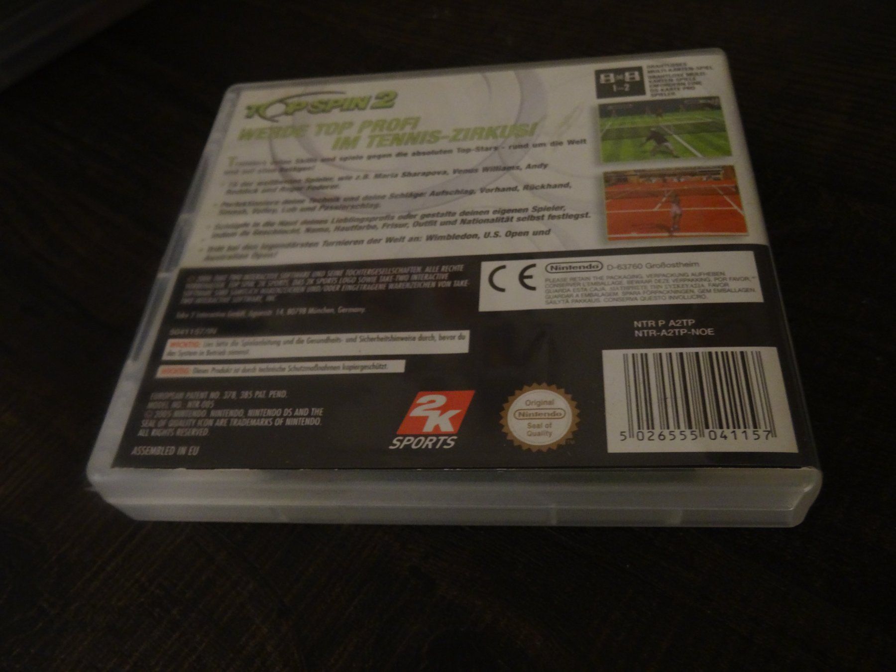 Nintendo Giochi: Top Spin 2 DS – Usato da Olten venduto da Disc-Ausverkauf 2