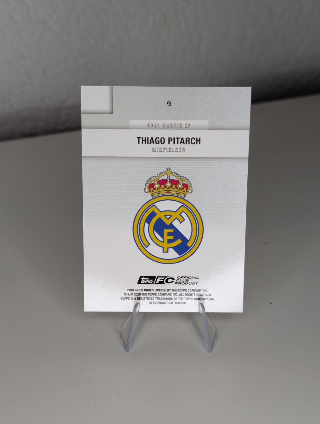 Topps Sammelbilder & Trading cards: Thiago Pitarch RC Real Madrid Topps  – Neu (gemäss Beschreibung) aus Hunzenschwil von BRPCards 1