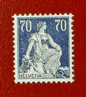 HELVETIA MIT SCHWERT 162 1924* UNGESTEMPELT