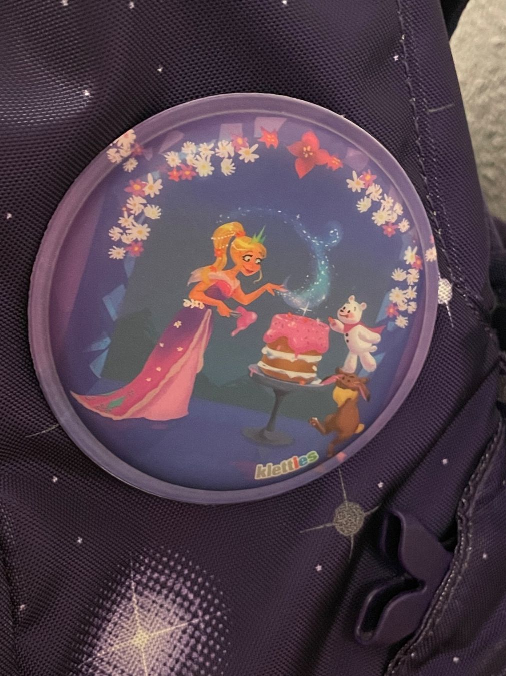 Ergobag Zaini: Ergobag Schulrucksack (lila) mit Kletties – Usato da Suhr venduto da vinyl83 2