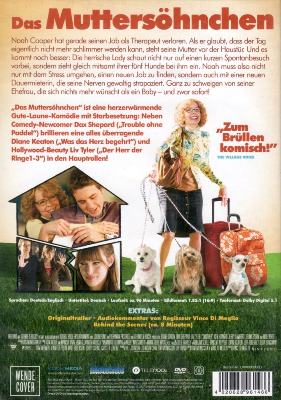 Tutti i DVDs: DVD: Das Muttersöhnchen (mit Diane Keaton, Dax Shepard) – Usato da Tägerig venduto da fil_f8k6 1