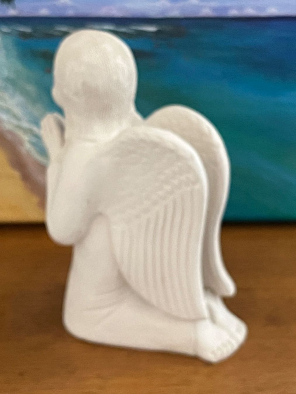 Figuren: Handgefertigte Engel Skulptur - 18 cm – Gebraucht aus Stetten AG von Brissago25 2