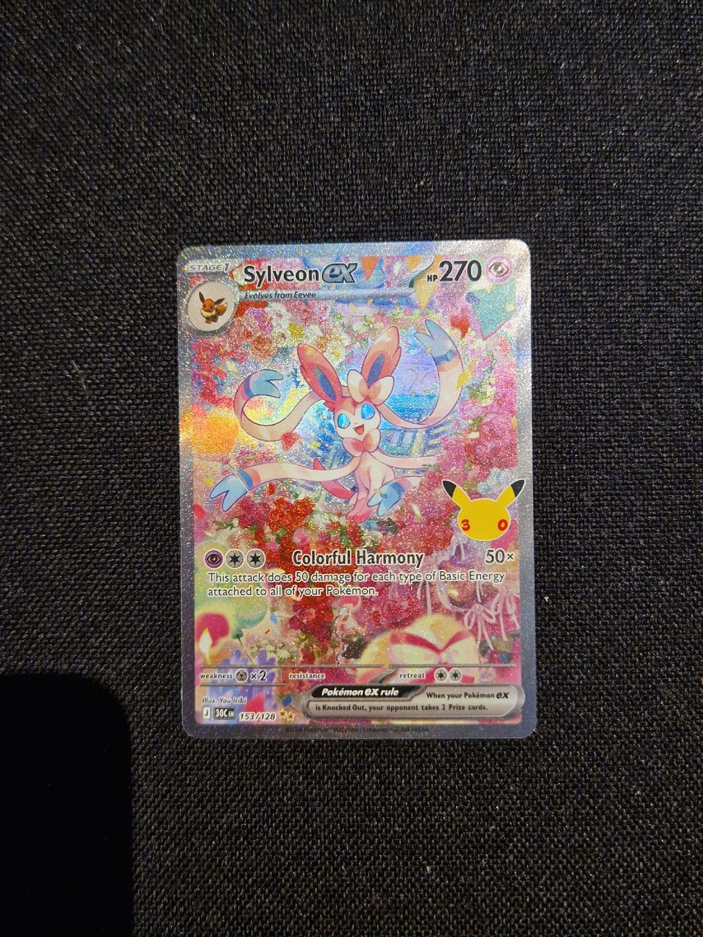 Pokémon Carte collezionabili: Sylveon ex 30th eng – Nuovo (secondo la descrizione) da Giubiasco venduto da MrGru1992